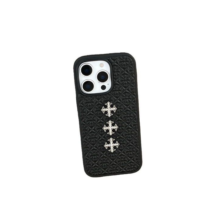 3D Cross Leather Phone Case 6 colors 28632539