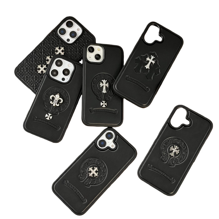 3D Cross Leather Phone Case 6 colors 28632539