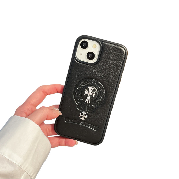 3D Cross Leather Phone Case 6 colors 28632539