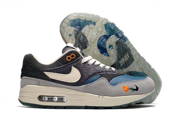 [plus-size shoes]@ir Max 1 Suede Mesh Breathable Cushioned Low-Top Sneakers 7 colors 28635920
