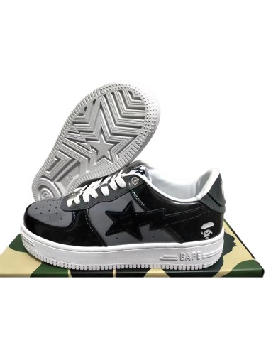 [plus-size shoes]STA Combo Patent Leather Mirror Finish Low-Top shoes 8 colors 28636747