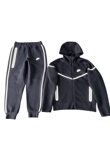 FZ0754 Reflective Strip Series Hoodie & Pants Set 6 colors 28642123