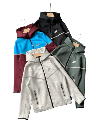 FZ0754 Reflective Strip Series Hoodie & Pants Set 6 colors 28642123