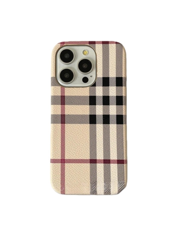 Vintage Scottish Plaid Beige Phone Case 28653785