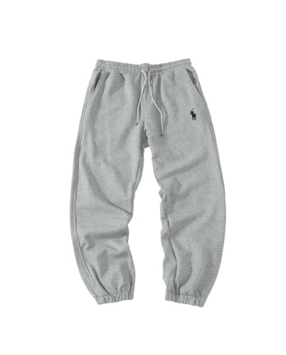 Pure Color Pony Micro-logo Embroidered Casual Pants 2 colors 28656089