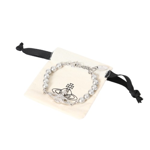 Gray Saturn Pearl Bracelet 28659478