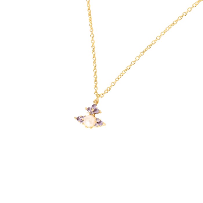 Pearl Saturn Pendant Necklace 28659503