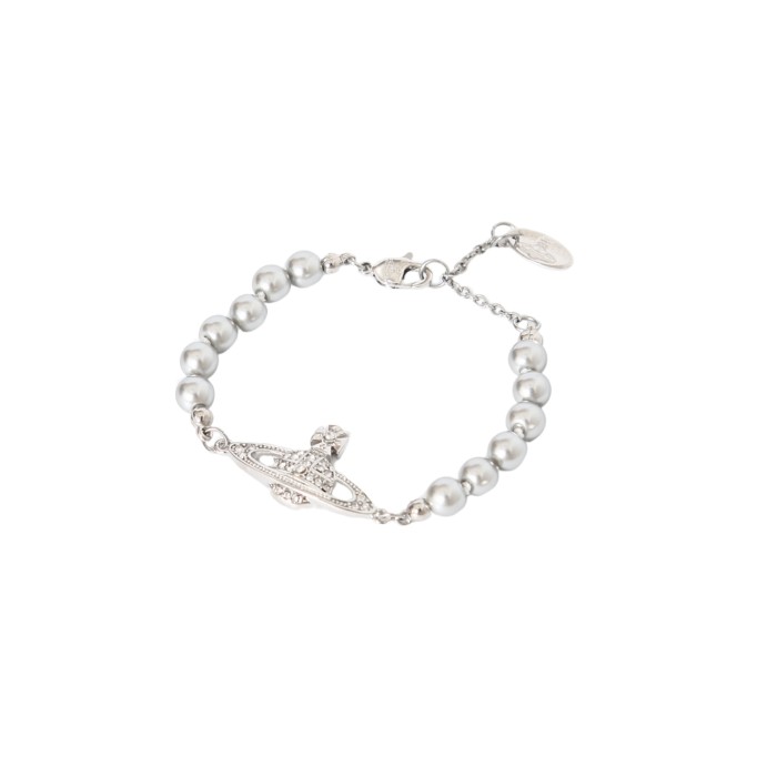 Gray Saturn Pearl Bracelet 28659478
