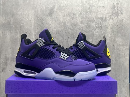 [Buy One Get One Free] [plus-size shoes] Air @j4 Retro “IMPERIAL PURPLE” 28661117