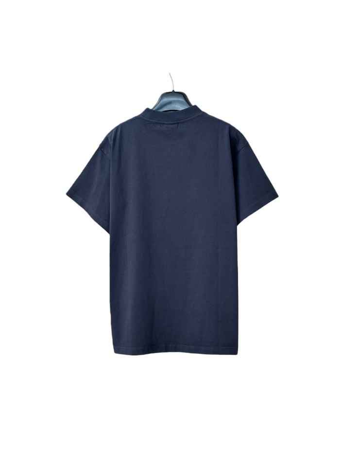 1:1 quality version Crown Print Washed Distressed Tee 28666453