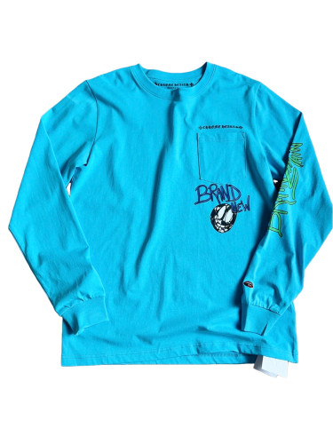 1:1 quality version Blue MattyBoy Printed Long Sleeve T-Shirt 28673861