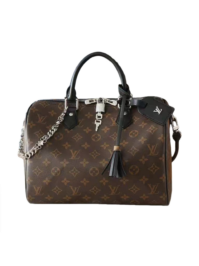 SPEEDY SOFT 30 Floral Pattern Leather Handbag 28677515