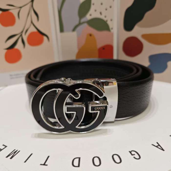 Classic Lychee Grain Embossed Belt【Width 3.5cm】 2 colors 28678831