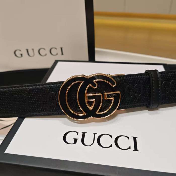 Classic Lychee Grain Embossed Belt【Width 3.5cm】 2 colors 28678831