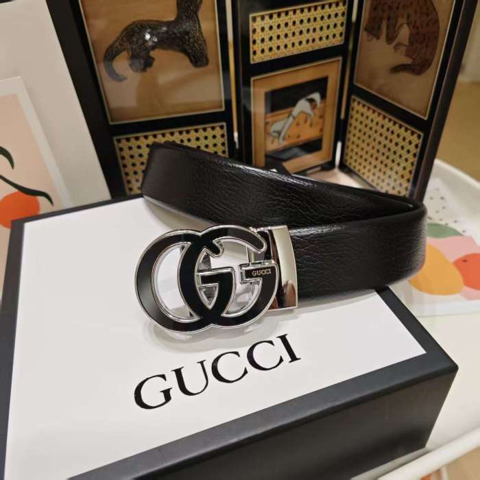 Classic Lychee Grain Embossed Belt【Width 3.5cm】 2 colors 28678831