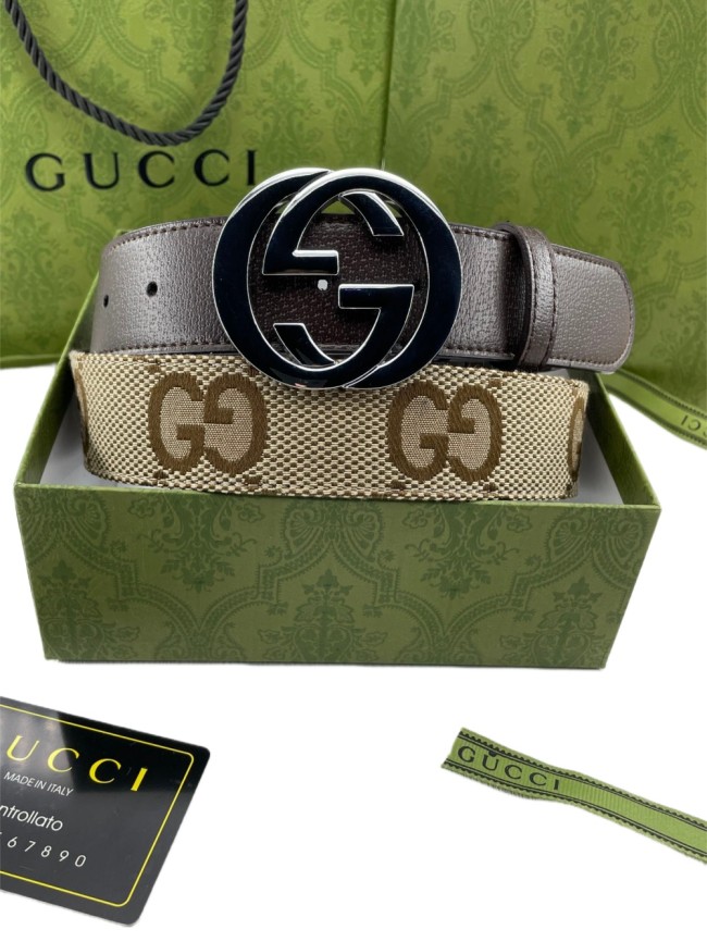 Classic Embroidered Letter Flowers Leather Belt【Width 3.8cm】 5 colors 28678832