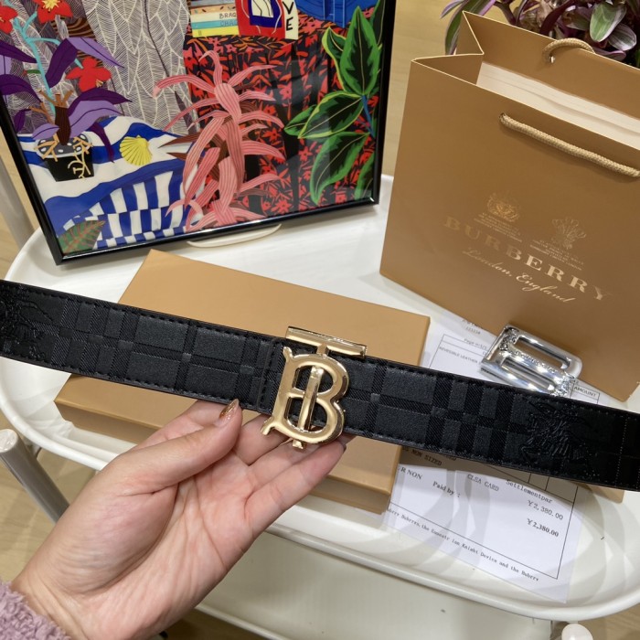 Men's Double-headed Double-buckle Double-sided Genuine Leather Belt【Width 3.5cm】 28678834
