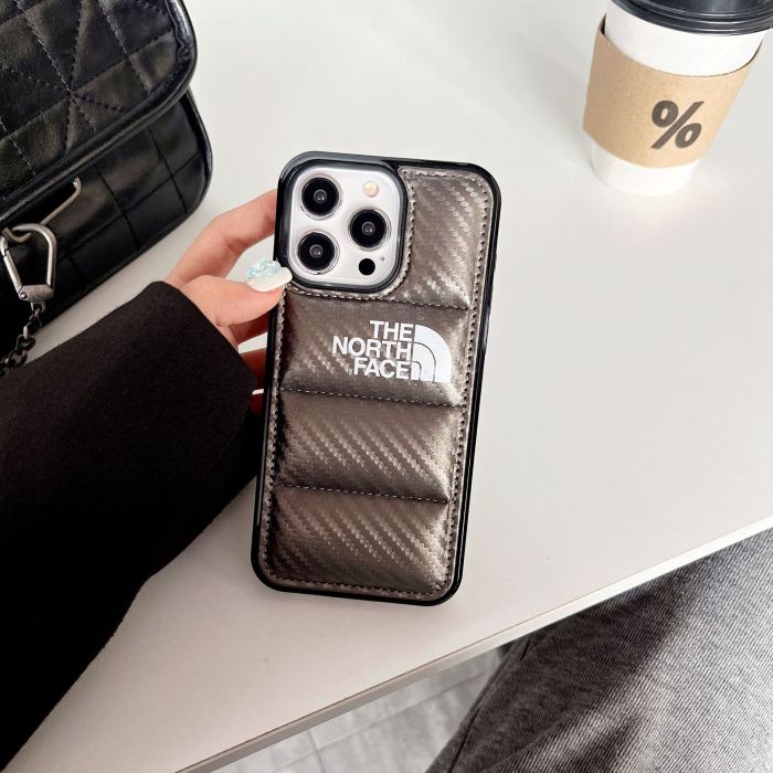 Carbon Fiber Down Jacket Phone Case 4 colors 28683475