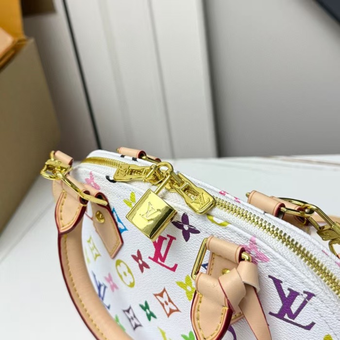 Colorful Logo Printed Handbag 28683545