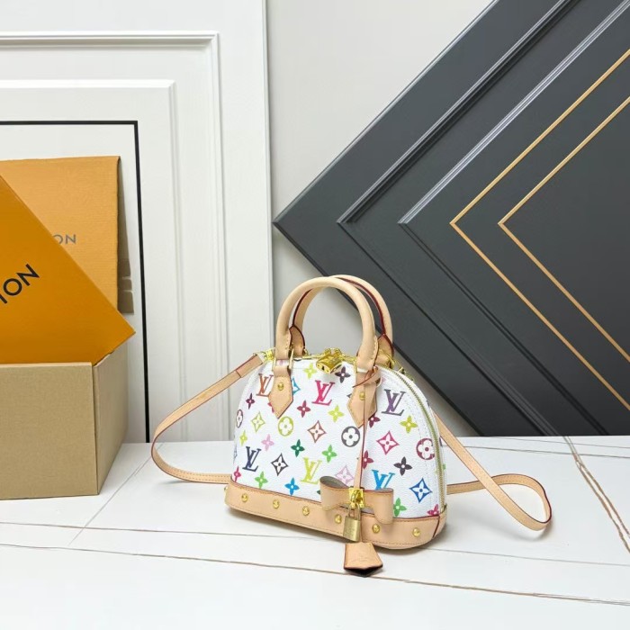 Colorful Logo Printed Handbag 28683545