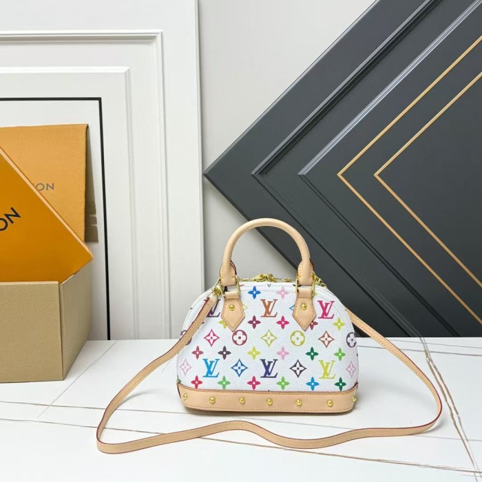 Colorful Logo Printed Handbag 28683545