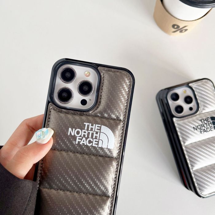 Carbon Fiber Down Jacket Phone Case 4 colors 28683475