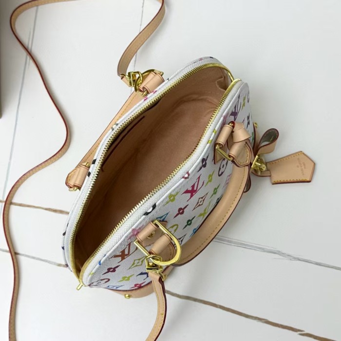 Colorful Logo Printed Handbag 28683545