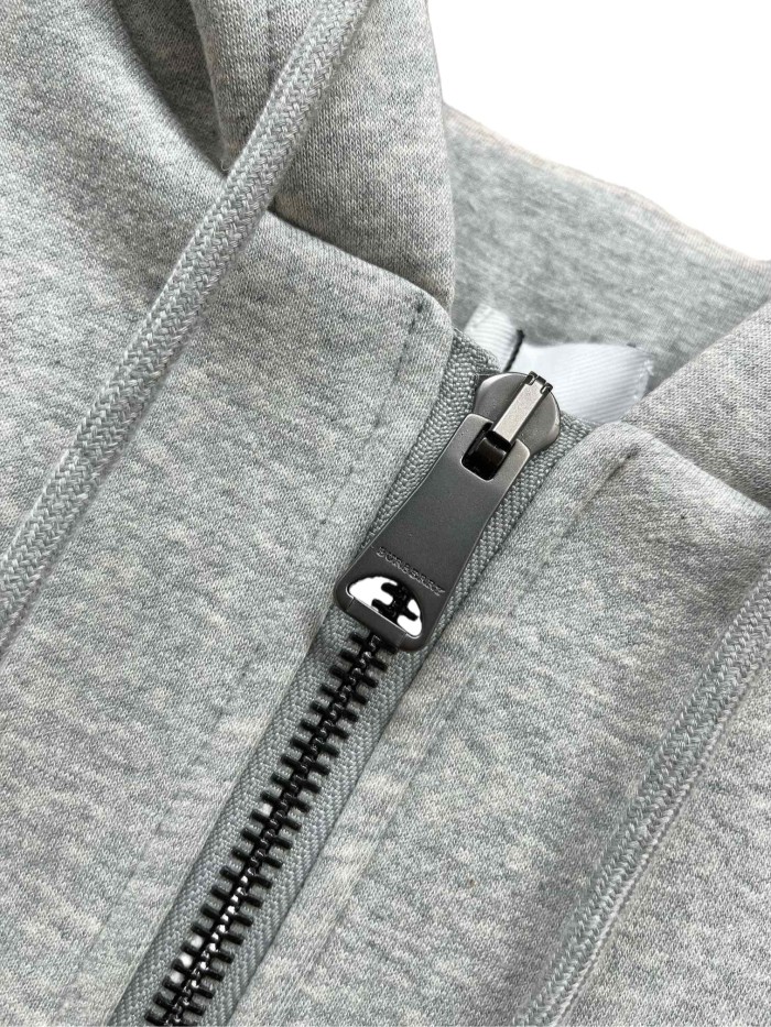 1:1 quality version Plaid Cut Piece Battle Horse Embroidery Hoodie 3 colors 28685230