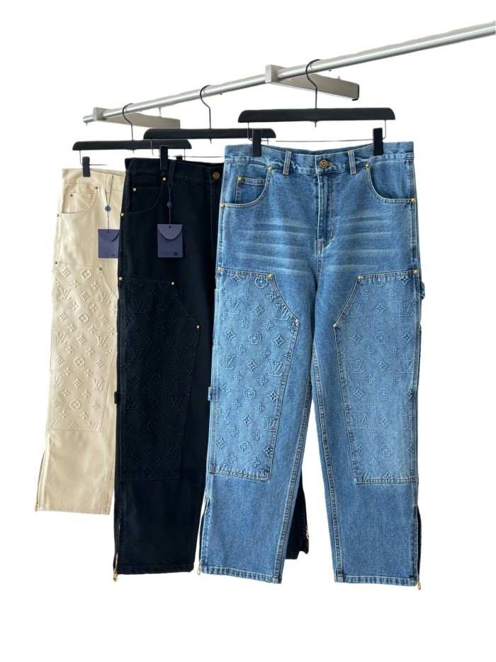 1:1 quality version Heavy Duty Denim Workwear Trousers 3 colors 28685203