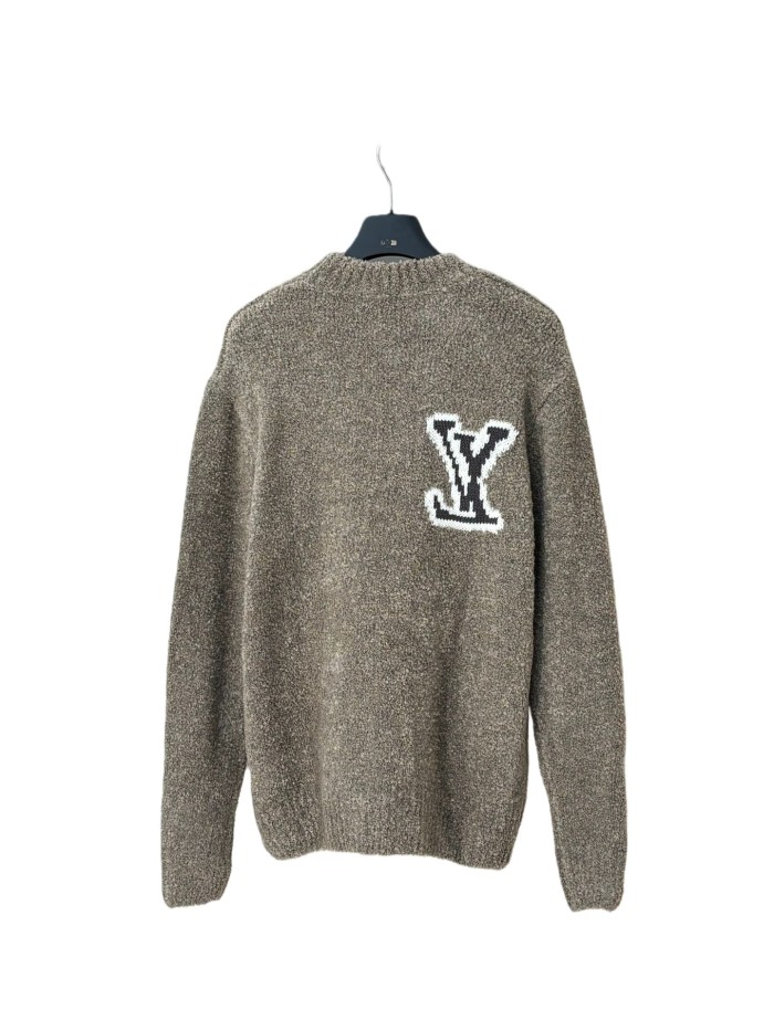 1:1 quality version Mirror Logo Embroidery Sweater 3 colors 286852079