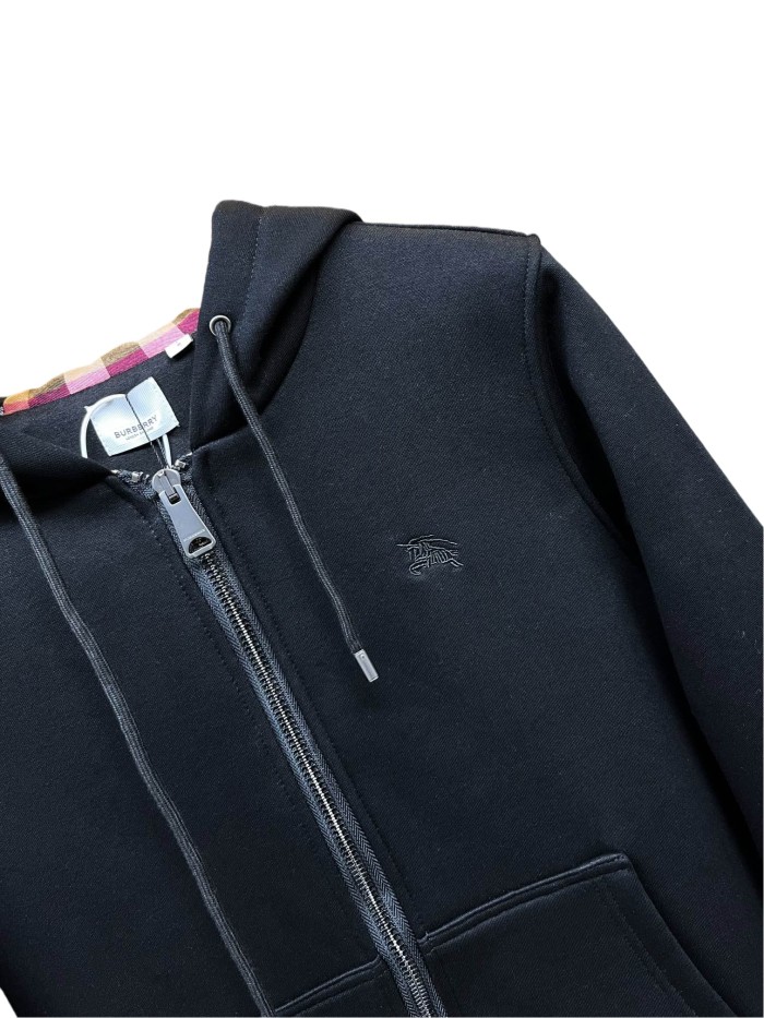 1:1 quality version Plaid Cut Piece Battle Horse Embroidery Hoodie 3 colors 28685230