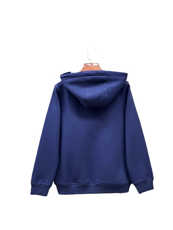 1:1 quality version Plaid Cut Piece Battle Horse Embroidery Hoodie 3 colors 28685230