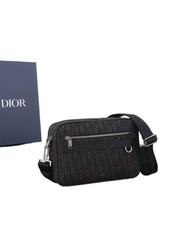 1:1 quality version Embroidered All-Over Print Logo Crossbody Bag 28685663