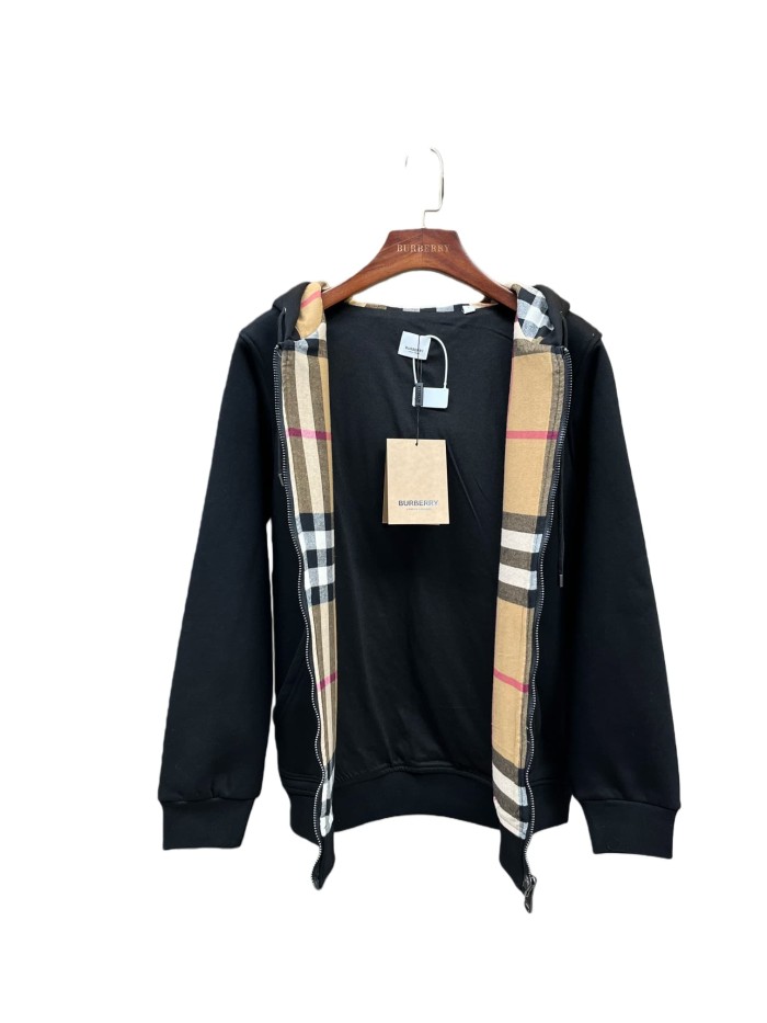 1:1 quality version Plaid Cut Piece Battle Horse Embroidery Hoodie 3 colors 28685230