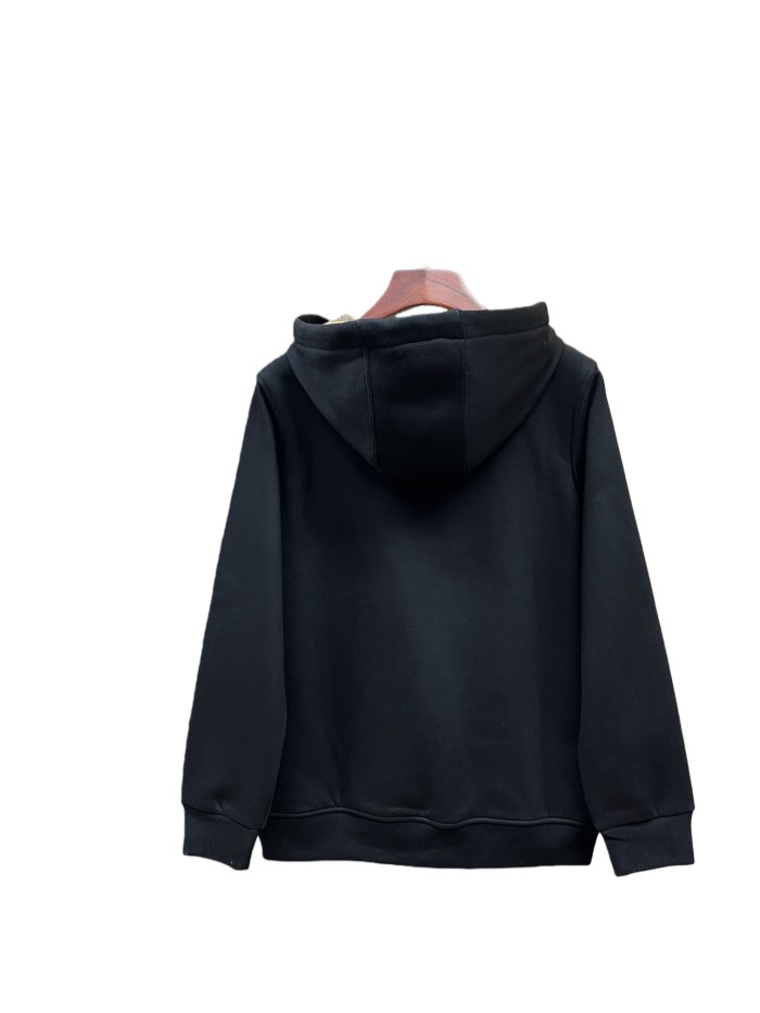 1:1 quality version Plaid Cut Piece Battle Horse Embroidery Hoodie 3 colors 28685230