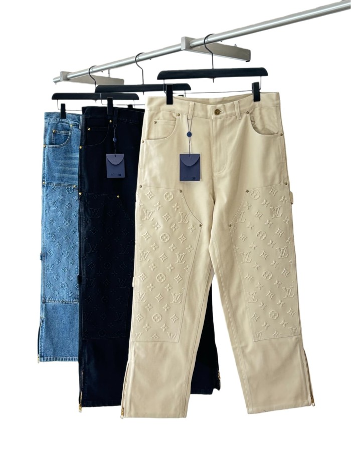 1:1 quality version Heavy Duty Denim Workwear Trousers 3 colors 28685203