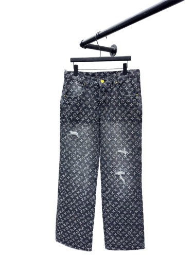 1:1 quality version Limited Edition Embroidered Little Red Man Denim Jeans 28685201