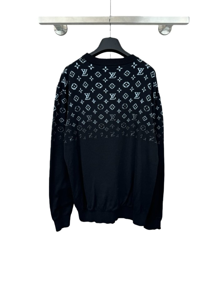 1:1 quality version High Quality Woolen Jacquard Gradient Sweater 2 colors 28685208
