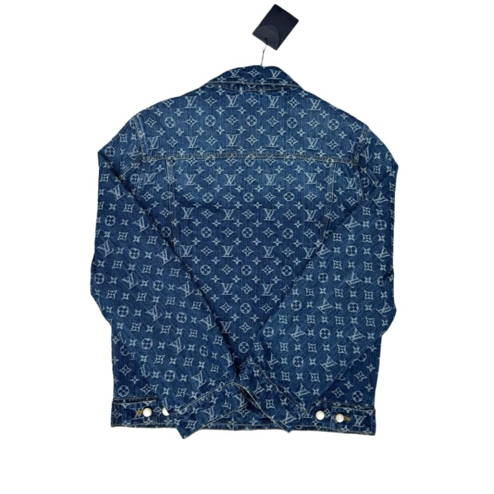 1:1 quality version Full Print Embroidered Denim Jacket 28687457