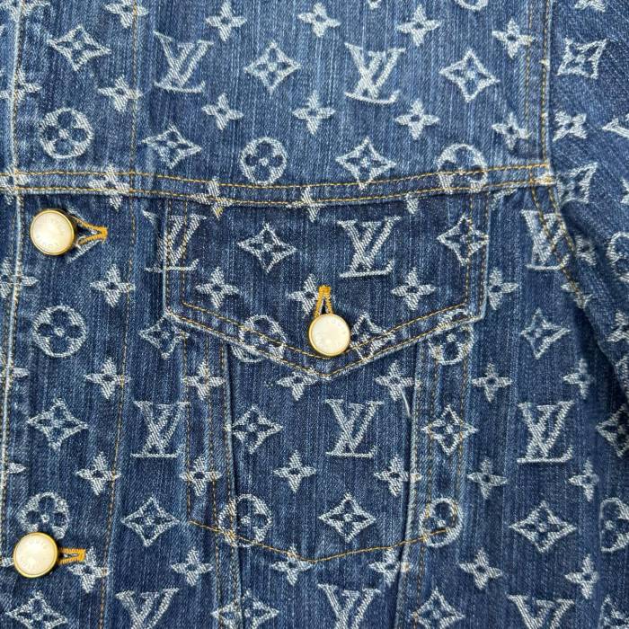 1:1 quality version Full Print Embroidered Denim Jacket 28687457