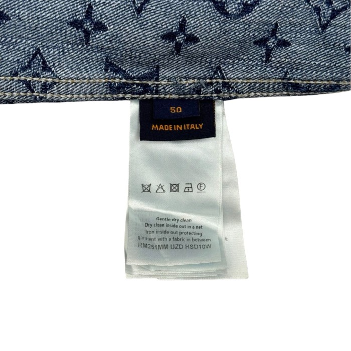 1:1 quality version Full Print Embroidered Denim Jacket 28687457