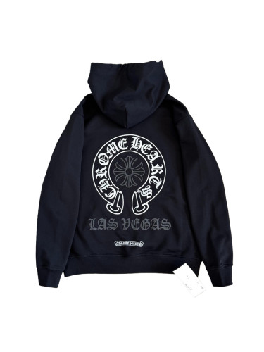 1:1 quality version Phantom Horseshoe Silver-Print Hoodie 28688412