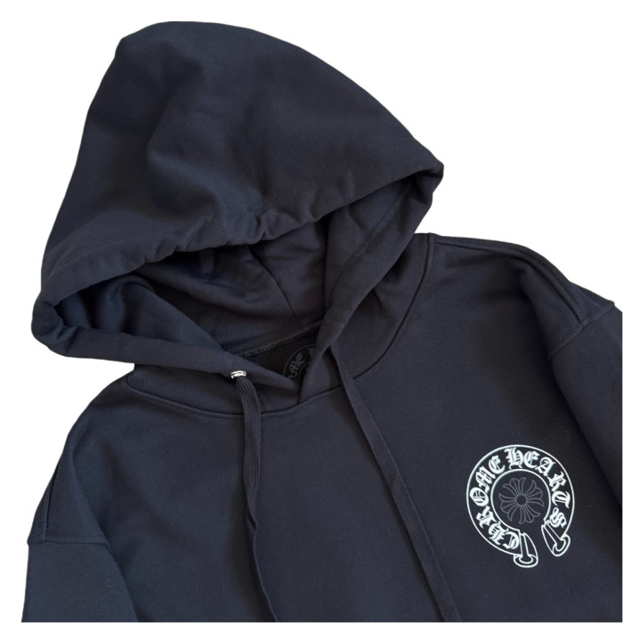 1:1 quality version Phantom Horseshoe Silver-Print Hoodie 28688412