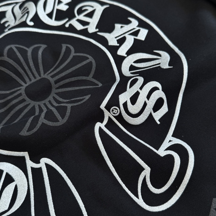 1:1 quality version Phantom Horseshoe Silver-Print Hoodie 28688412