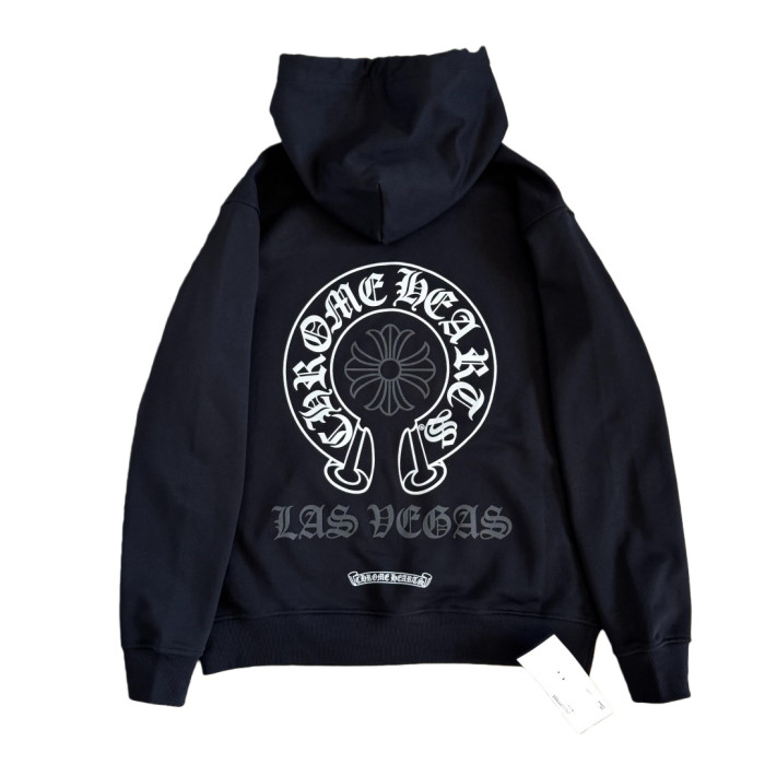 1:1 quality version Phantom Horseshoe Silver-Print Hoodie 28688412