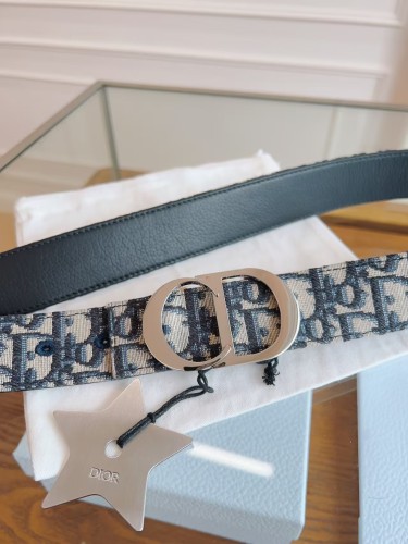 1:1 quality version Oblique Jacquard Double-Sided Smooth Buckle Belt 28689758