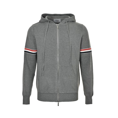 1:1 quality version Double Sleeve Tag Zipper Cardigan Sweater Hoodie 4 colors 28691958