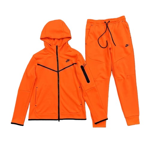 Vibrant Orange Windrunner Hoodie & Pants Set 28692013