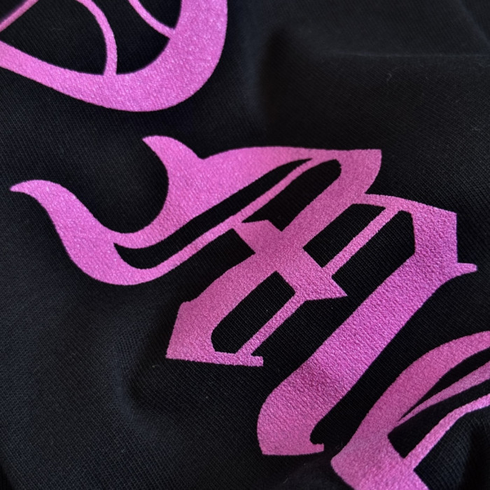1:1 quality version Rose Sanskrit Print Long Sleeve T-Shirt 28691996