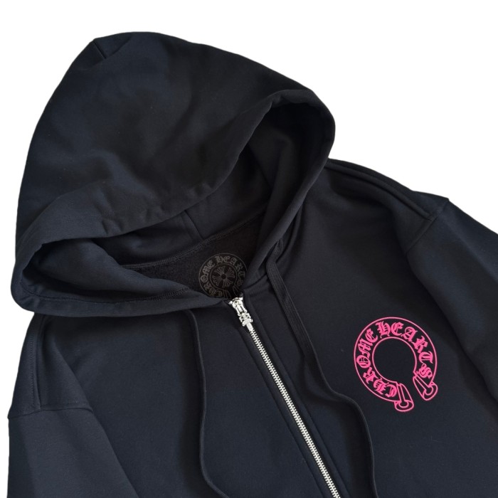 1:1 quality version Cross Vine Back Horse Hoof Print Zipper Hoodie 2 colors 28691989
